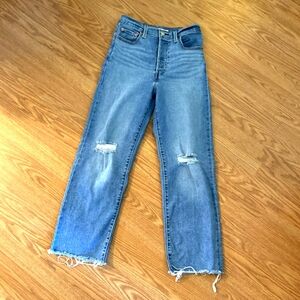 Levi's Ribcage Straight Ankle Highrise Jeans Size 26